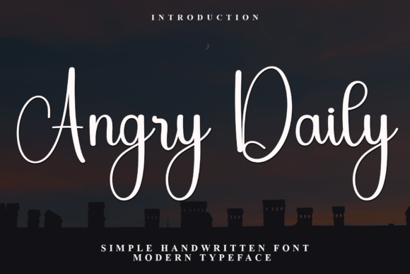 Angry Daily Font: Warm Typography for Web Design