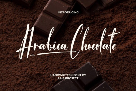 Arabica Chocolate Font for Handmade Labels