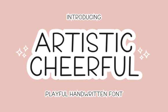 Artistic Cheerful Font: A Playful Typeface for Branding