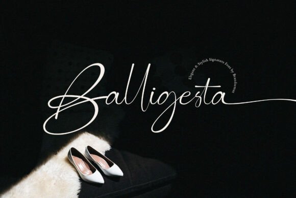 Balligesta Font: Elevating Handmade Labels & Prints