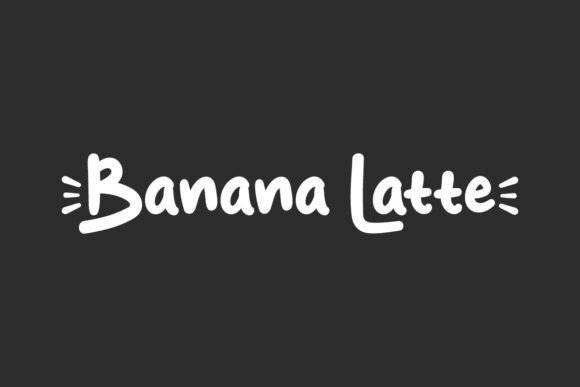 Banana Latte Font: A Playful Typeface for Branding