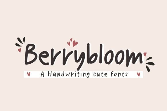 Berrybloom Font: Fresh Script Typography for Editorial Design