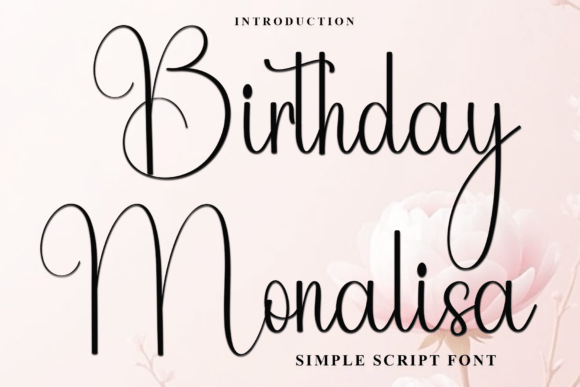 Birthday Monalisa Font: A Web Designer’s Layout Test