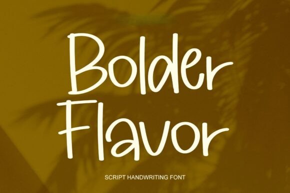 Bolder Flavor Font: Elevating Editorial Design
