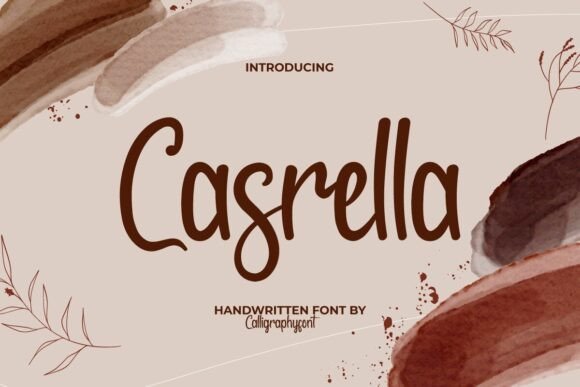Casrella Font: Elevate Digital Campaigns with Handwritten Charm
