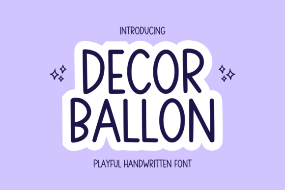 Decor Balloon Font: Playful Typography for Digital Campaigns