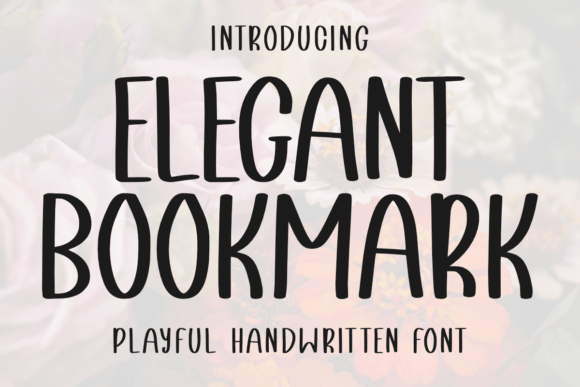 Elegant Bookmark Font for Engaging Marketing Visuals