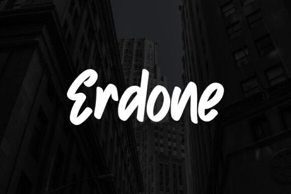 Erdone: A Designer’s Take on This Script Amp Font