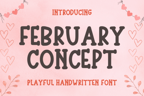 February Concept Font: A Playful Typeface for Branding