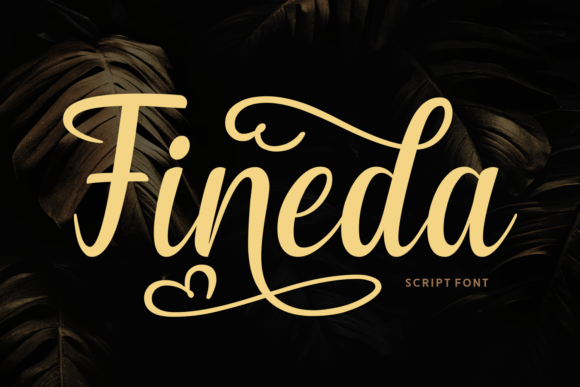 Fineda Font: Elegant Script Typography for Web Design