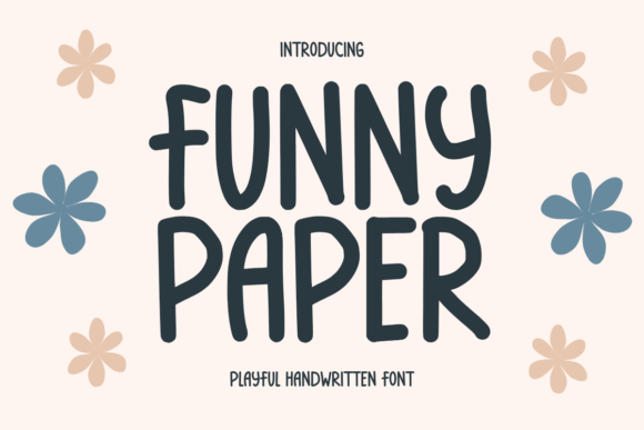 Funny Paper Font: Playful Handwritten Style for Business