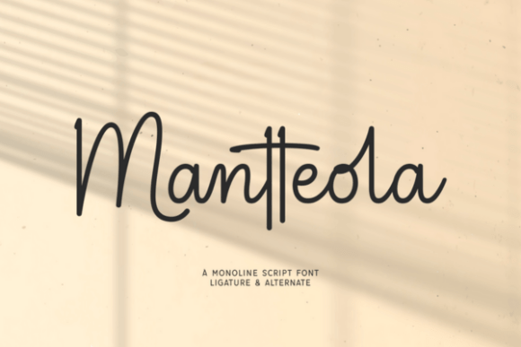 Mantteola Font: A Designer’s Take on Modern Script