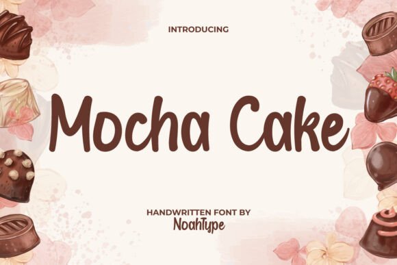 Mocha Cake Font Review: A Handwritten Typeface for Food Branding
