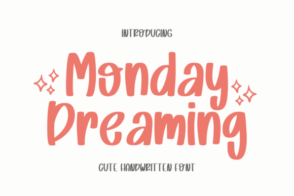 Monday Dreaming Font: A Playful Typeface for Editorial Design