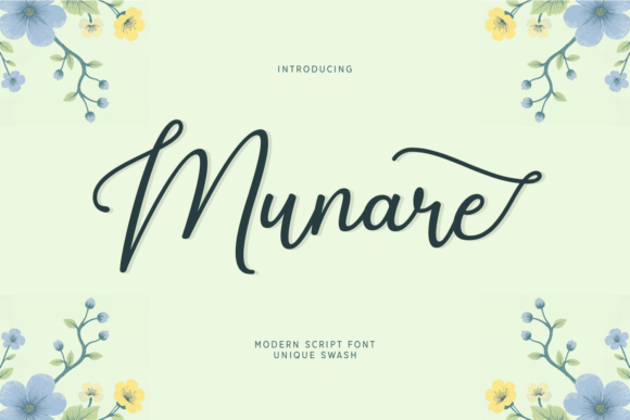 Munare: A Designer’s Take on This Script Font
