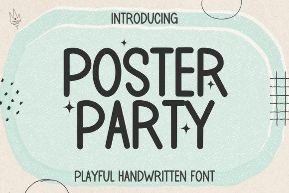 Poster Party Font: Playful Typography for Digital Campaigns