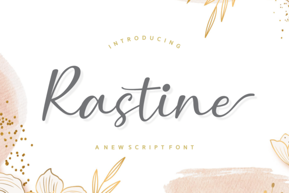 Rastine Font Review: Elegant Script for Digital Campaigns