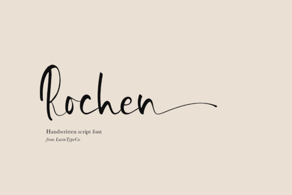 Rochen Font: Elegant Handwritten Typography for Web Design