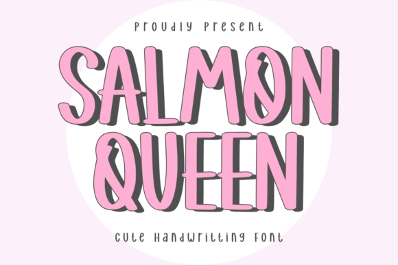 Salmon Queen Font: Playful Branding for Small Business