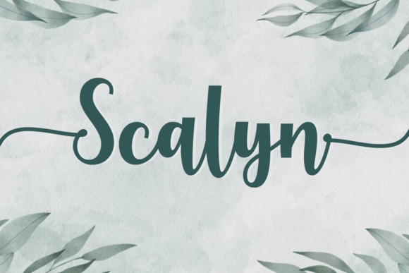 Scalyn Font: Modern Script Typography for Web Design