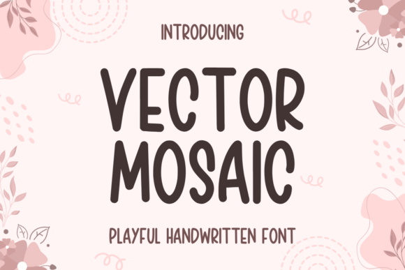 Vector Mosaic Font: A Creative Asset for Campaigns